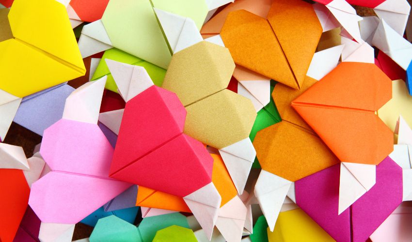 Origami Hearts